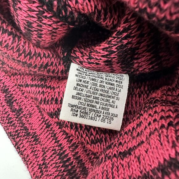 Victorias Secret PINK Beanie Hat Winter Cap Black Dog Knit - Picture 10 of 10